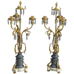 Pair of 19th Century Louis-Philippe Candelabra