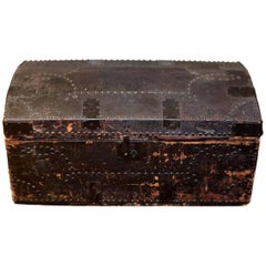 Early 19th Century, Leather Trunk