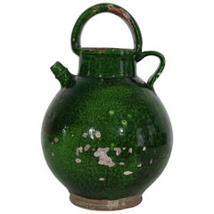 19th Century, French Terracotta Jug / Water Cruche