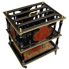 Furniture for Disk or Review in Boulle Marquetry Napoleon-III Period 2
