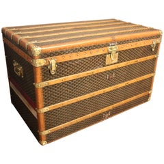 1930s Large Goyard Steamer Trunk 4