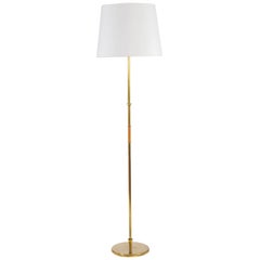 1940s Brass Floor Lamp