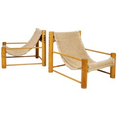 Pair of Elegant, Vintage Slipper Chairs, circa 1970, France 4