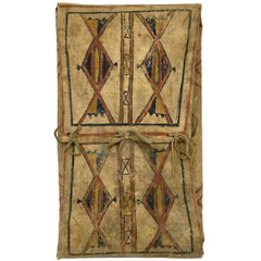 Used Native American Parfleche Envelope, Blackfeet, circa 1875