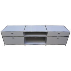 USM Haller Custom Order Console and Storage Unit