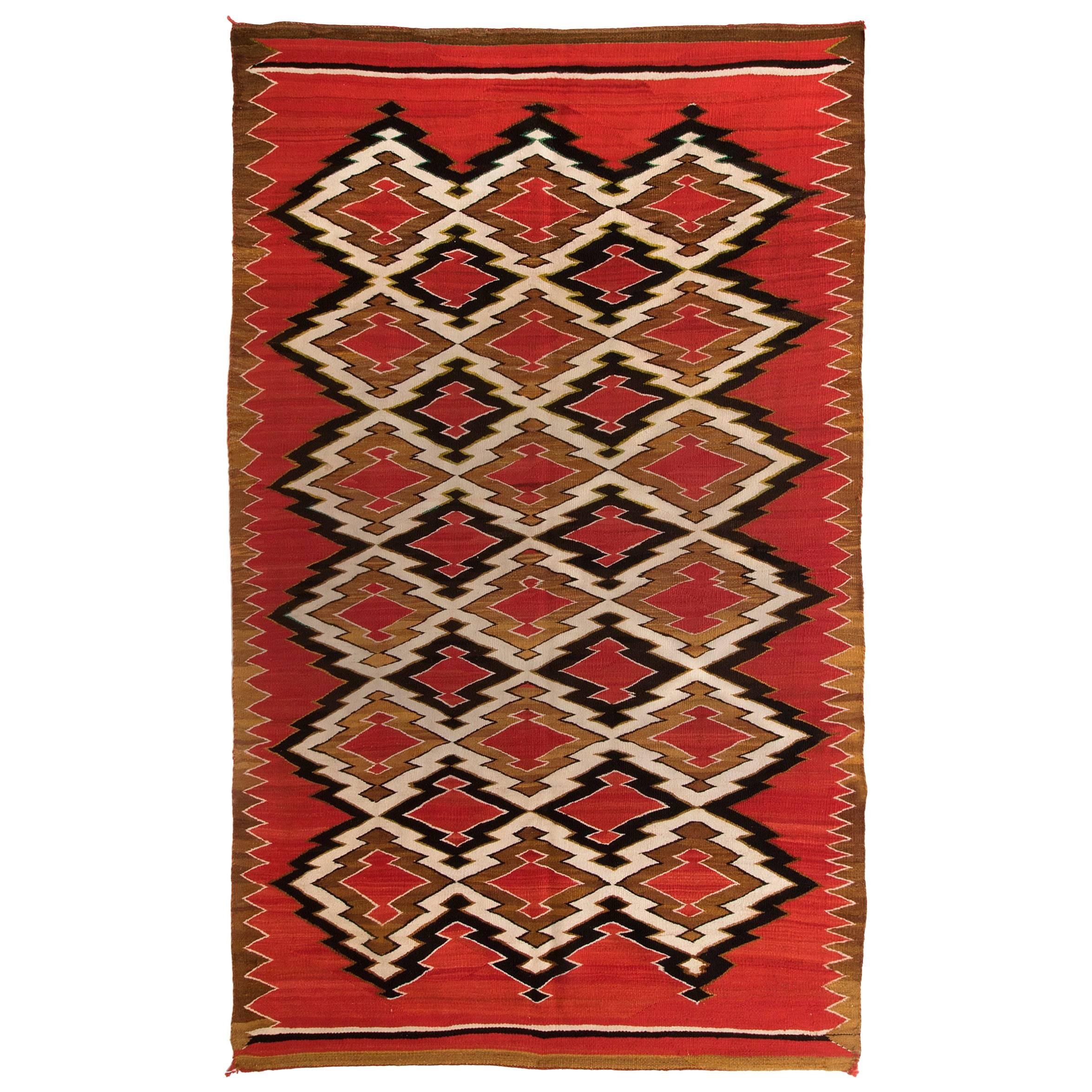 Antique Navajo Transitional Blanket/Weaving, 19th Century