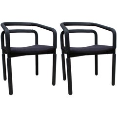 Pair of Black Office or Desk Chairs by Metropolitan