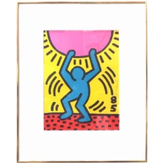 Lithographie von Keith Haring