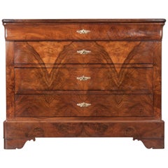 French 19th Century, Louis Philippe Mahogany Commode