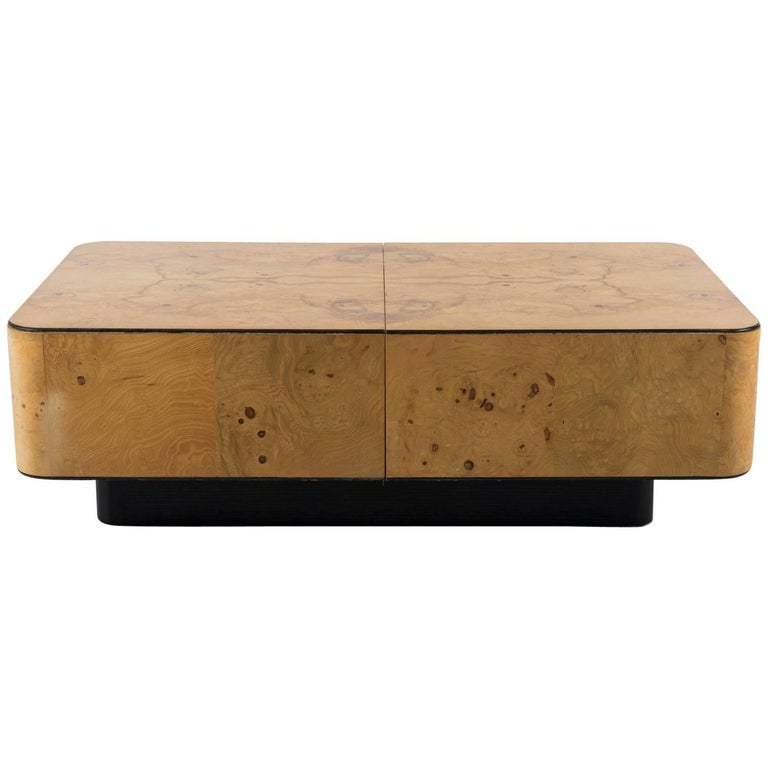 Burl Wood Cocktail Table at 1stDibs
