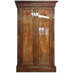 19th Century Mahogany Wardrobe or Cabinet, circa 1830