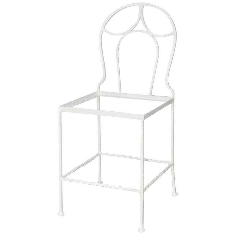 Antique French Iron Bistro Garden Chair For Sale At 1stdibs
