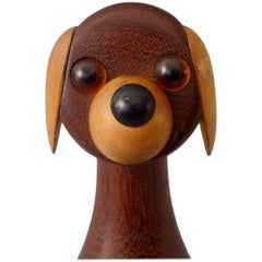 Kay Bojesen Laurids Lønborg Teak Dog Figure