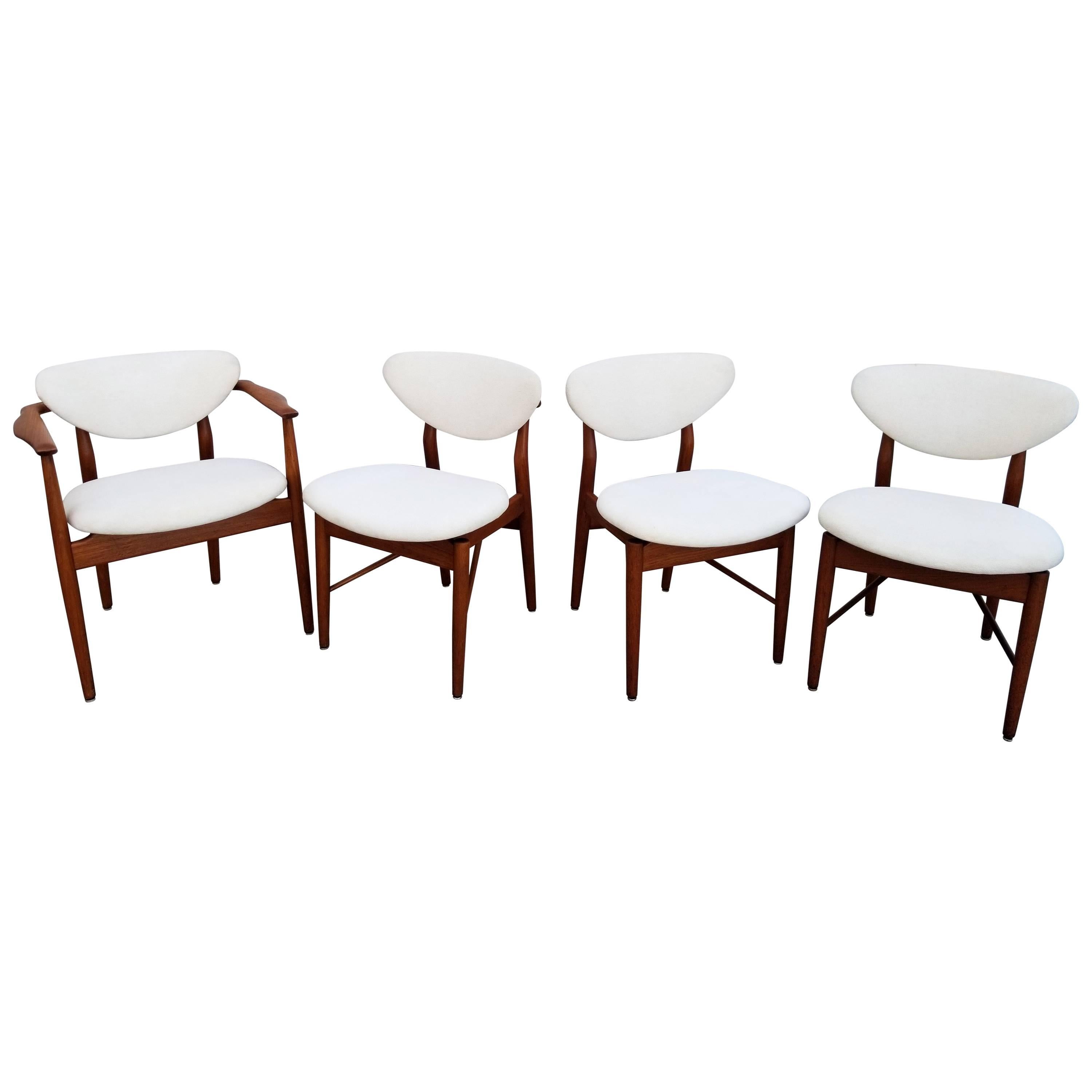 Finn Juhl Attributed Dining Chairs For Sale