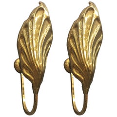 Pair of Brass Sconces Attributed to Tommaso Barbi 6