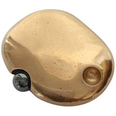 Ado Chale Signed Bronze Paperweight, circa 1975, Belgium