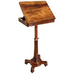 Antique 19th Century William IV Rosewood Book Stand