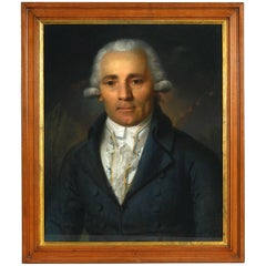 Fine 18th Century Pastel Portrait of a Gentleman by Daniel Caffe