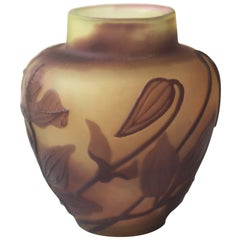 Art Nouveau Emile Galle Miniature Vase