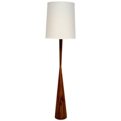 Mid-Century Mahogany Floor Lamp 10