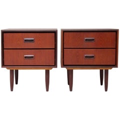 Mid-Century Modern Teak Nightstands