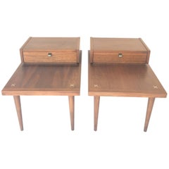 Vintage American of Martinsville End Tables, a Pair