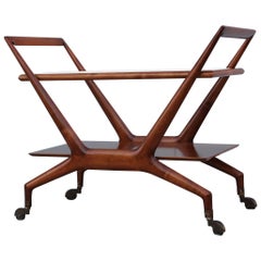 1950s Ico Parisi Sculptural Bar Cart