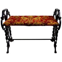 Used Art Deco Gothic Revival Style Bench