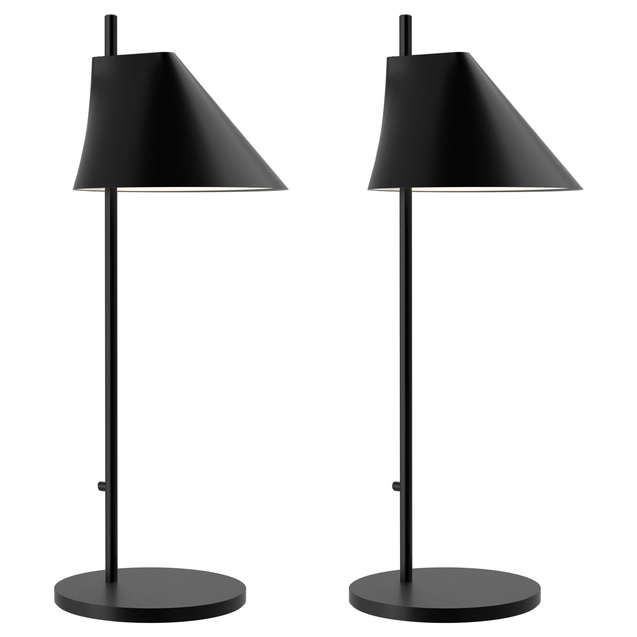 GamFratesi Black 'Yuh' Table Lamp for Louis Poulsen For Sale 1