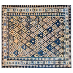 Qazvin-Kelim-Teppich aus dem 19. Jahrhundert