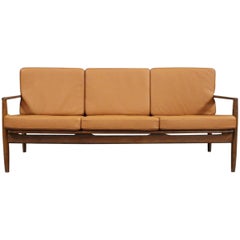 Three-Seat Sofa in Rosewood of Danish Design, 1960s