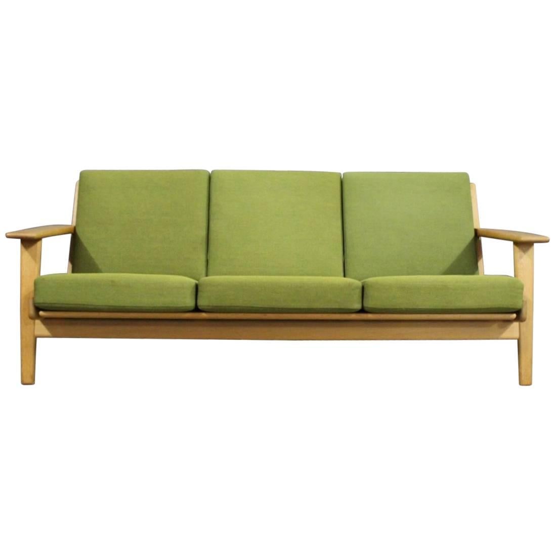 Three-Seat Sofa, Model GE290 in Oak by Hans J. Wegner and GETAMA, 1960s