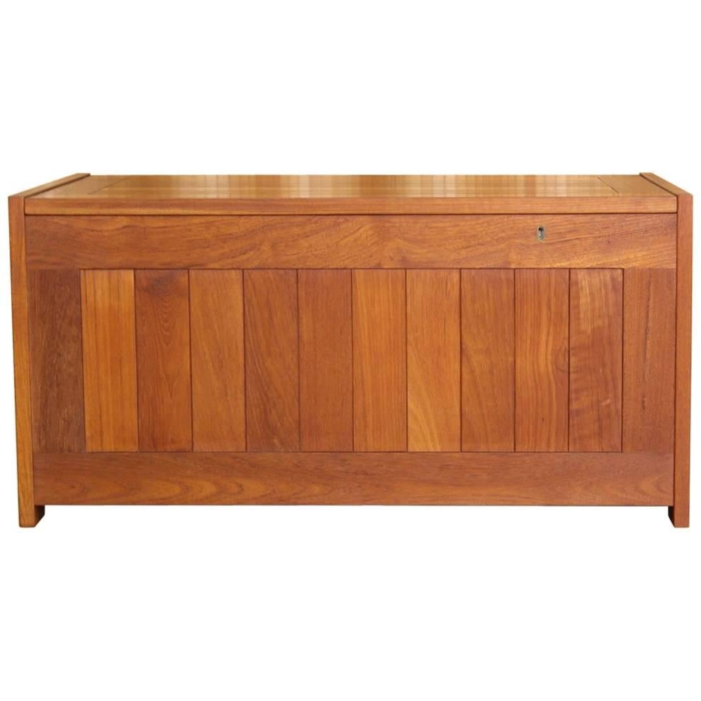 Teak Kist / Blanket Box O Schjoll and BK Handest Randers Mobelfabrik at