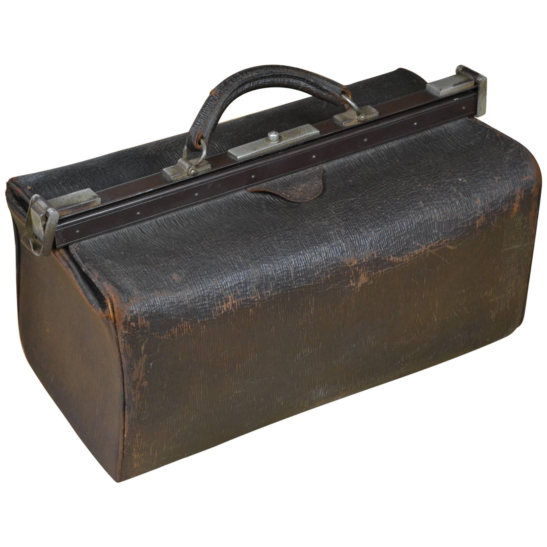 Antique Leather Doctor's Bag