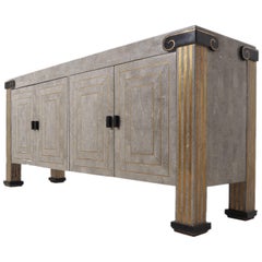 Mid-Century Maitland-Smith Tessellated Marble Sideboard