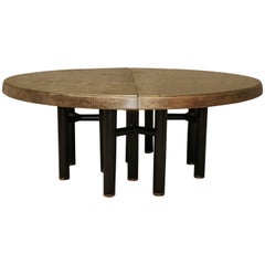 Pimped Vintage Brass and Bronze Large Dining Table MIM, Italy Ico Parisi