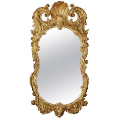 Irish 18th Century Giltwood Mirror