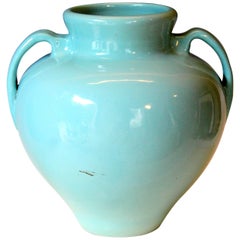 Vintage Large Zanesville Stoneware Co. Pottery Art Deco Urn Vase