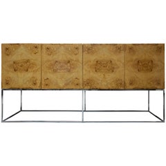 1960 Milo Baughman Burl Credenza-Floating 7