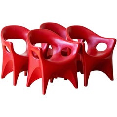 Atomic Age Rotocast Plastic Chairs by John Gale, circa 1963