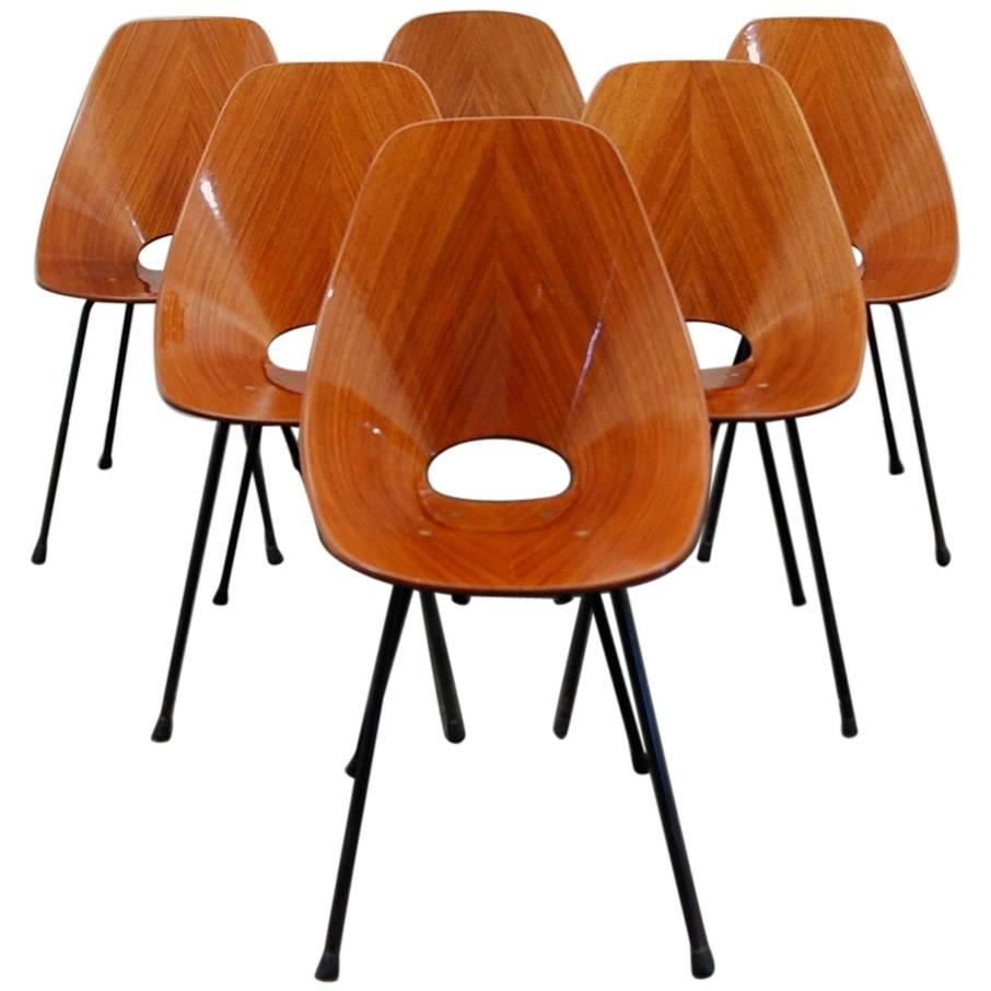 Medea Set of Chairs by Vittorio Nobili For Sale