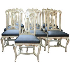 Ten Late 18th Century Polychromed Chairs