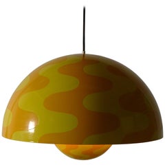 Verner Panton Rare Large Version of the Flowerpot Pendant Light