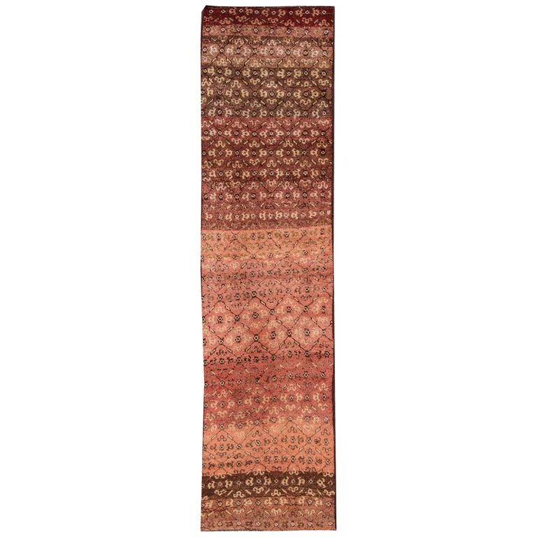 Vintage Turkish Runner Rug For Sale at 1stDibs