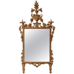 18th Century Italian Piedmont Gilt Neoclassical Mirror 5
