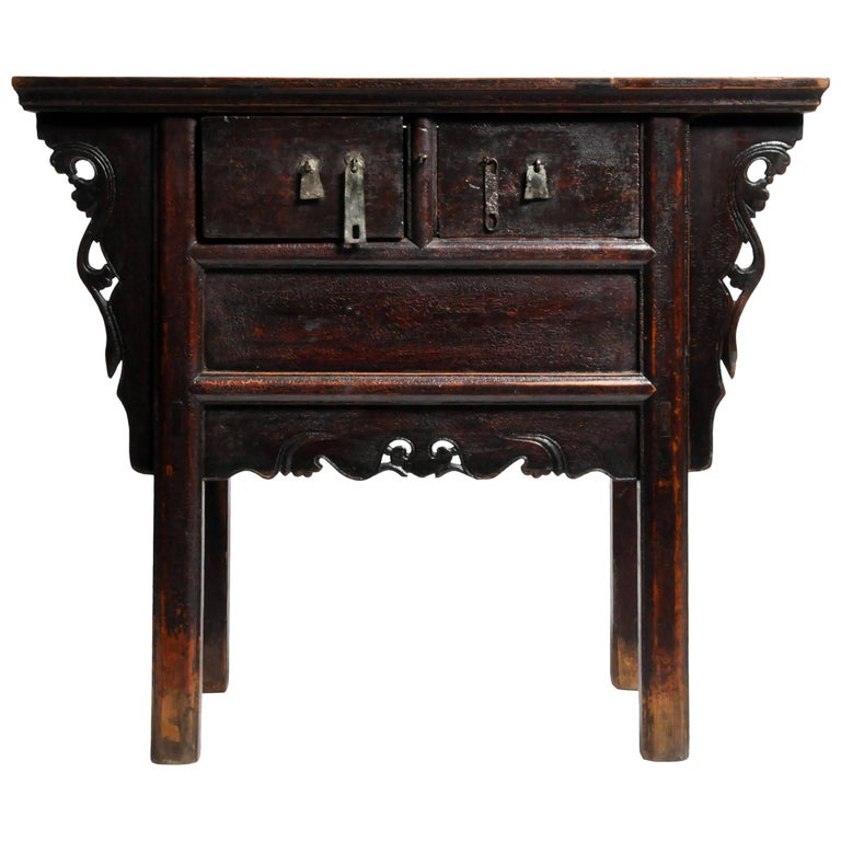 Butterfly Chest with Carved Wings with Original Patina at 1stdibs