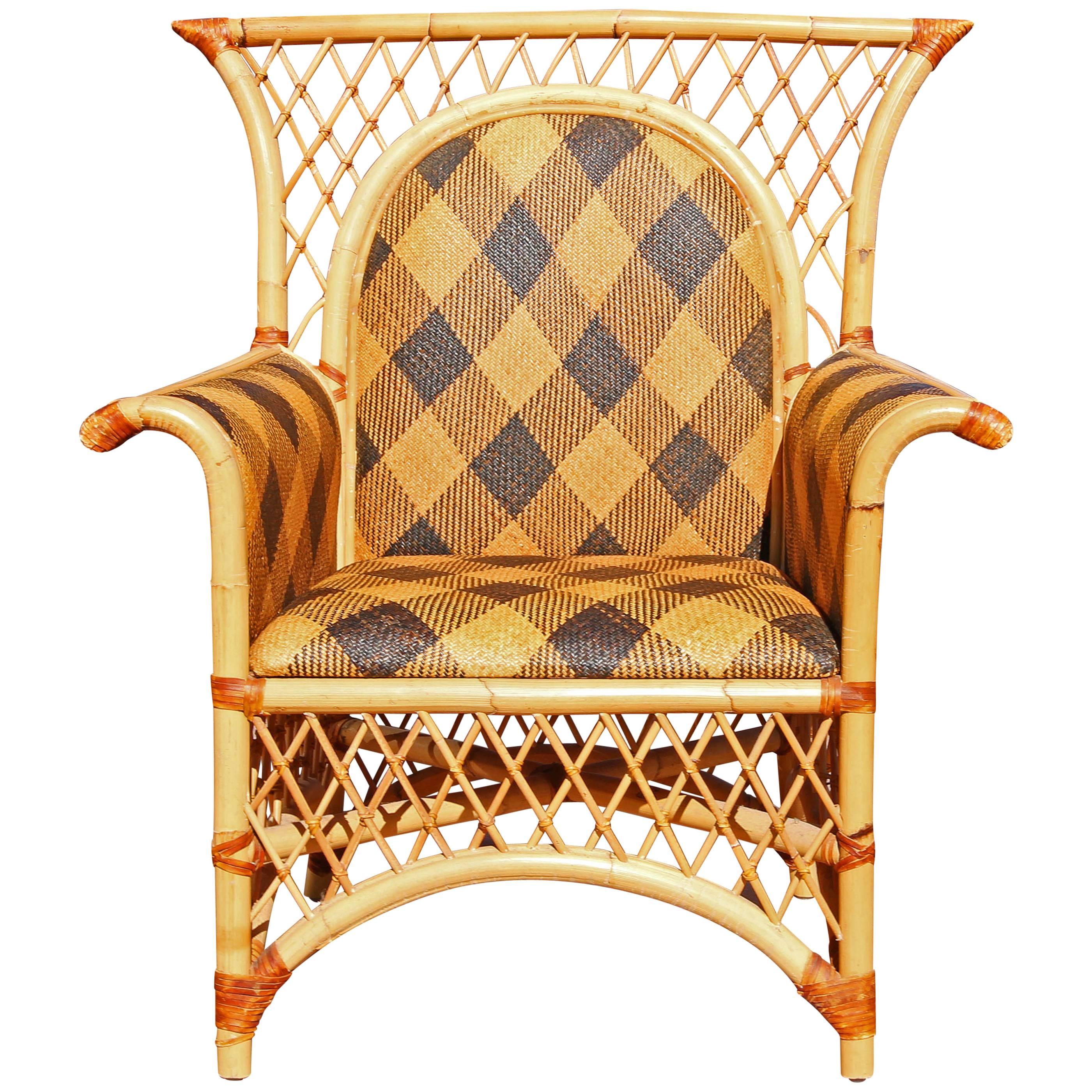 Mackenzie Childs Lounge Chair