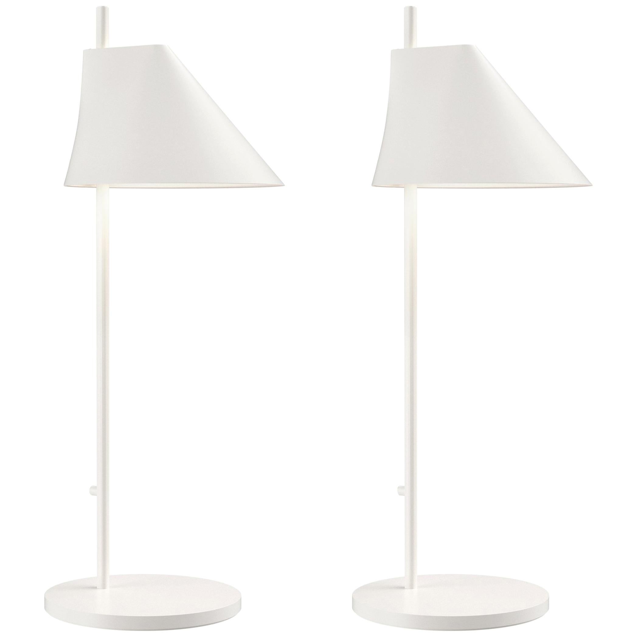 Gamfratesi White 'Yuh' Table Lamp for Louis Poulsen