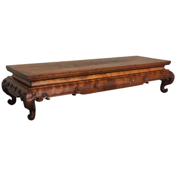 Chinese Qing Dynasty Haunghuali Table Form Display Stand, circa 1800 at ...
