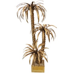 Maison Jansen Palm Tree Floor Lamp